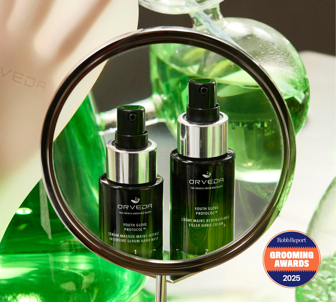 Orveda’s Youth Glove Protocol™ has been awarded Best Hand Treatment by the 2025 Robb Report Grooming Awards.